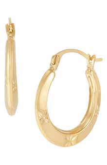 Frankie & Zoe Round Hoop Earrings