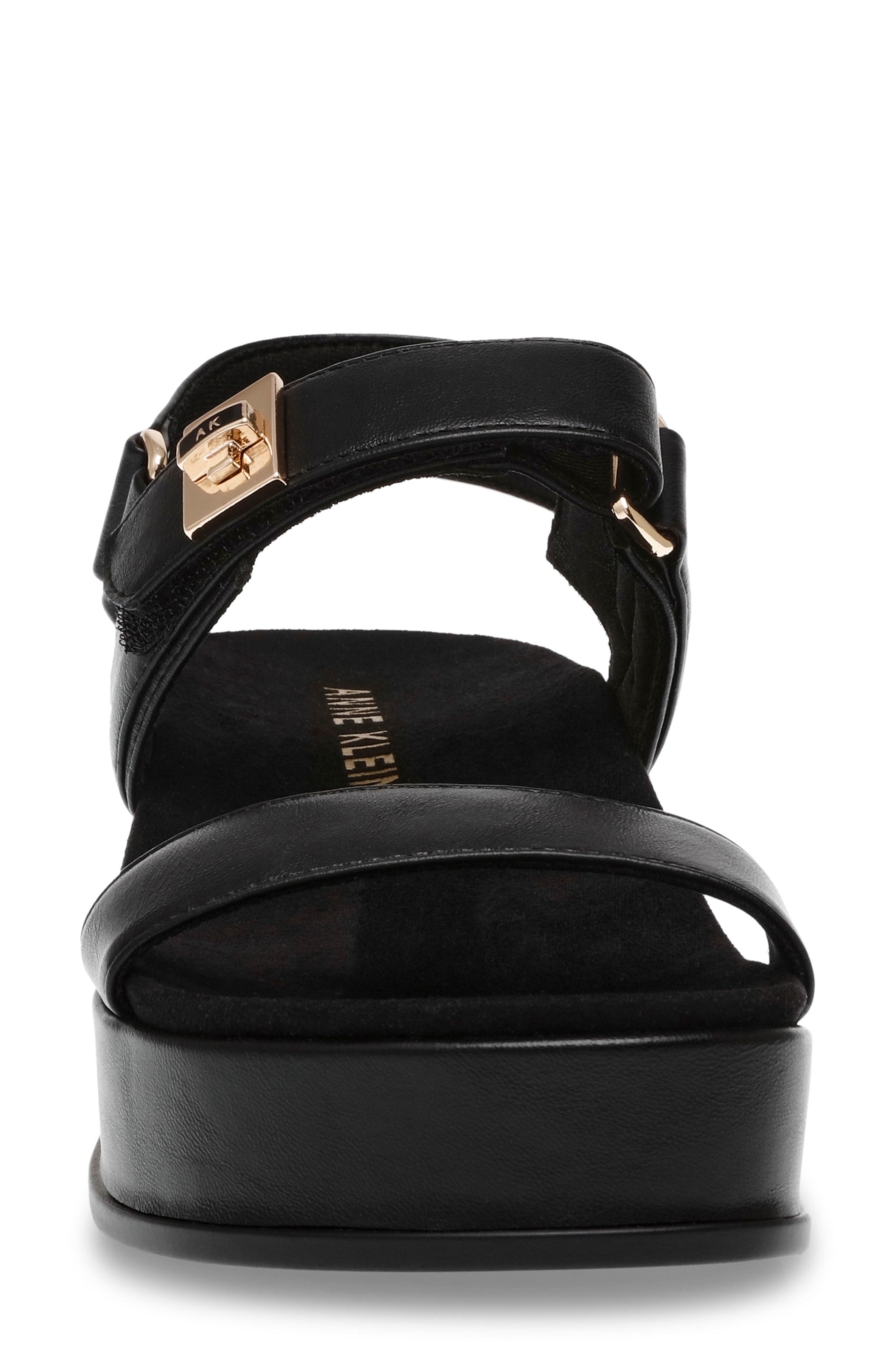 Anne Klein Violette Slingback Platform Wedge Sandal, Alternate, color, 