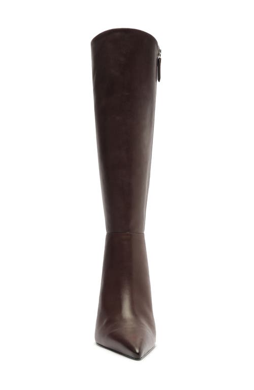 Schutz Mikki Up Knee High Boot In Animal Print