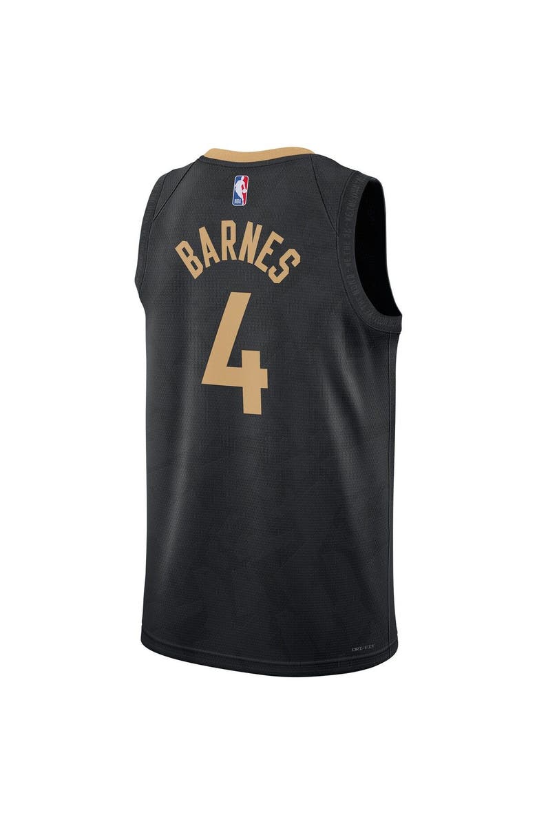 Nike Unisex Nike Scottie Barnes Black Toronto Raptors 2022/23 Swingman Jersey - City Edition, Alternate, color, 