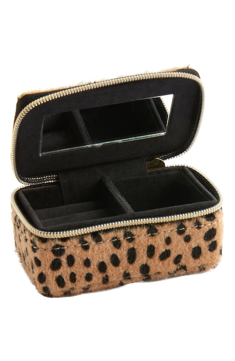 Estella Bartlett Cheetah Print Tiny Jewelry Box, Alternate, color, 