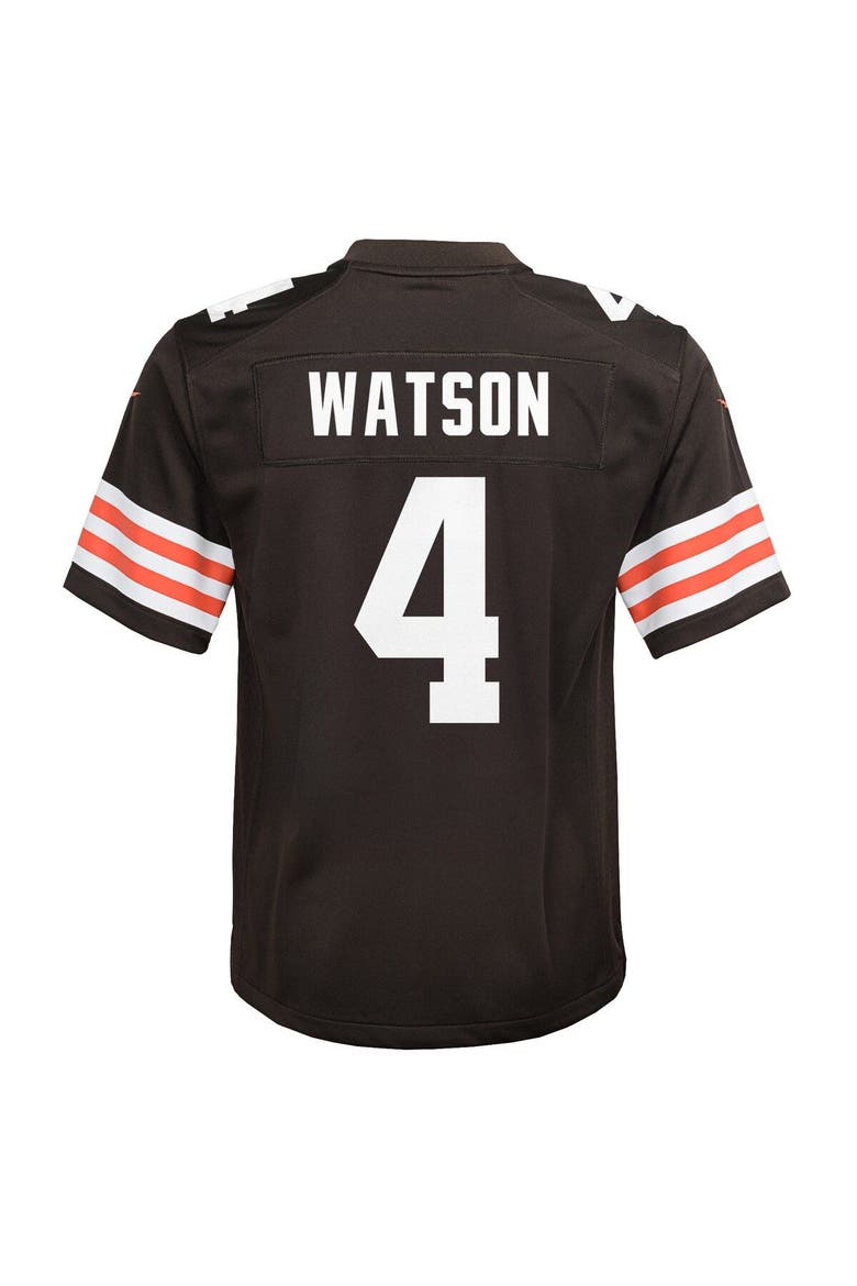 Youth Nike Deshaun Watson Brown Cleveland Browns Game Jersey, Alternate, color, Brown