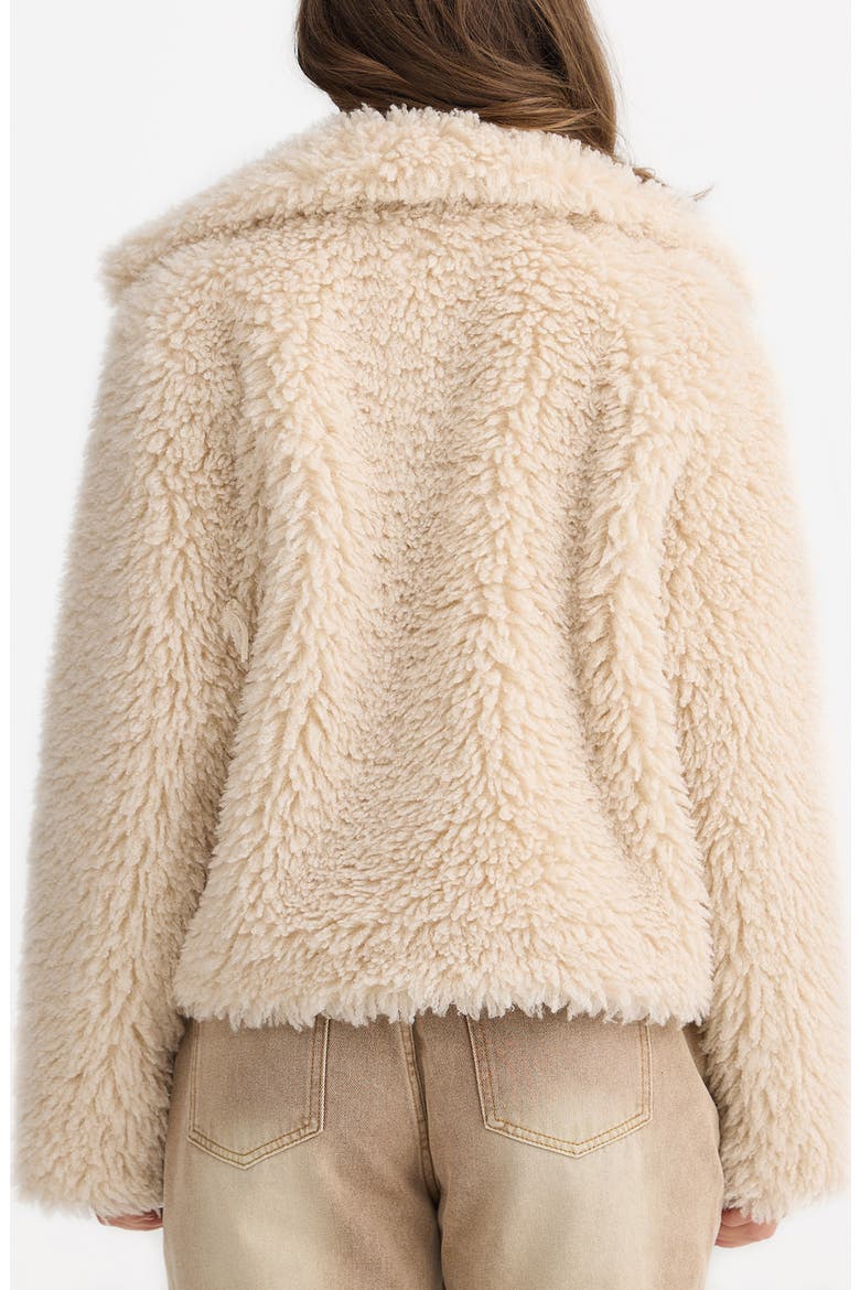 Stuart Faux Fur Jacket, Alternate, color, BEIGE