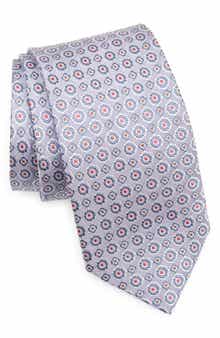Eton Circle Medallion Silk Tie