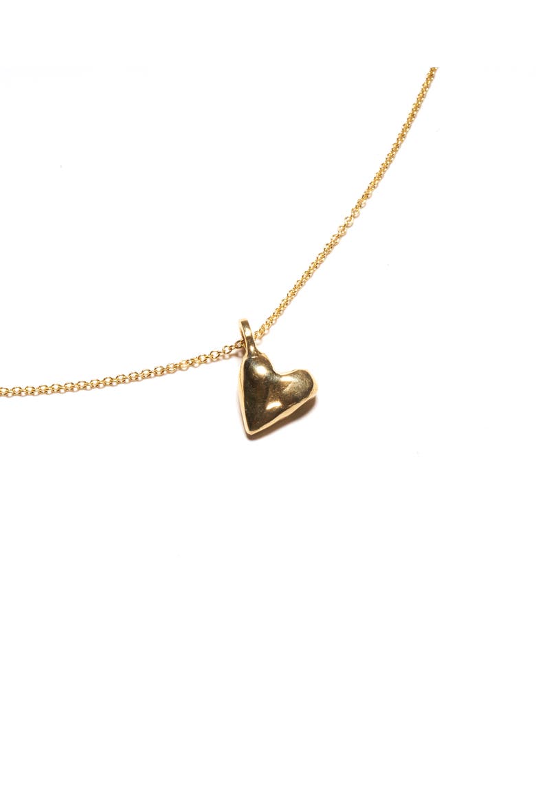 Coeur Necklace, Main, color, Brass