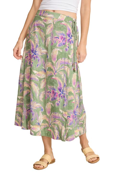 Norte Bloom Maxi Wrap Skirt