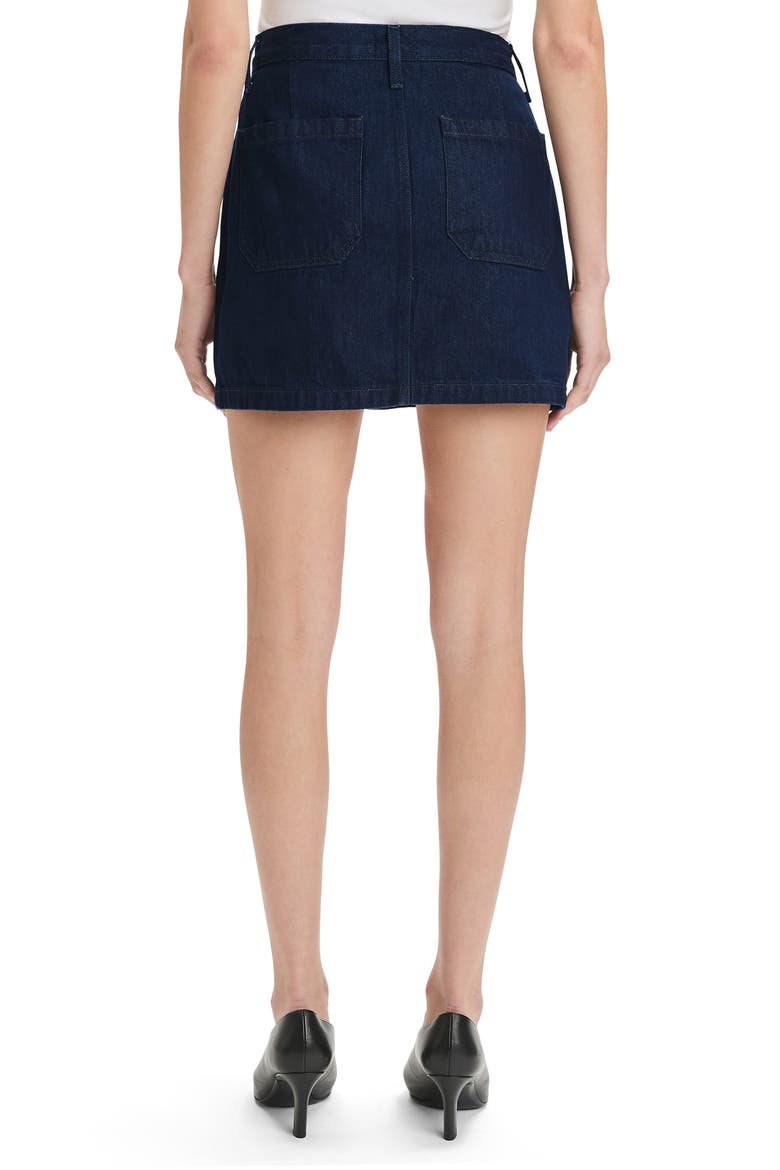 The Mimi Denim Miniskirt, Alternate, color, STOUT