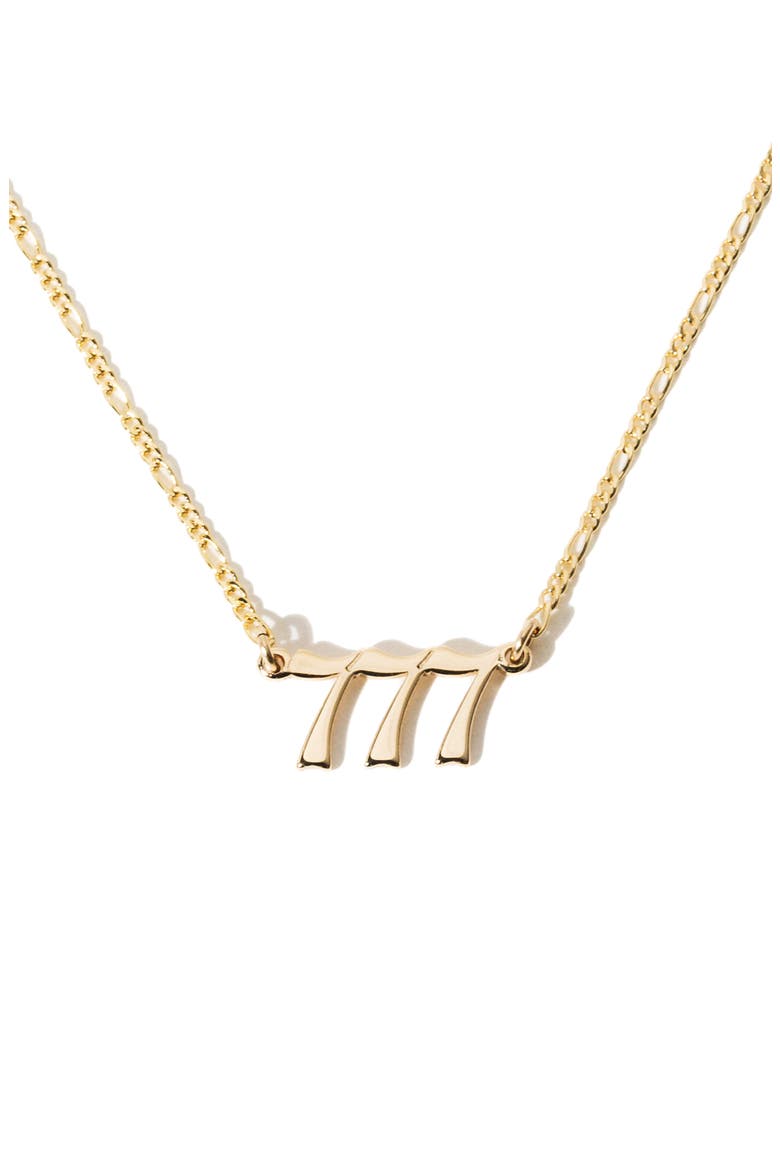 Angel Energy Pendant Necklace, Main, color, GOLD - 7