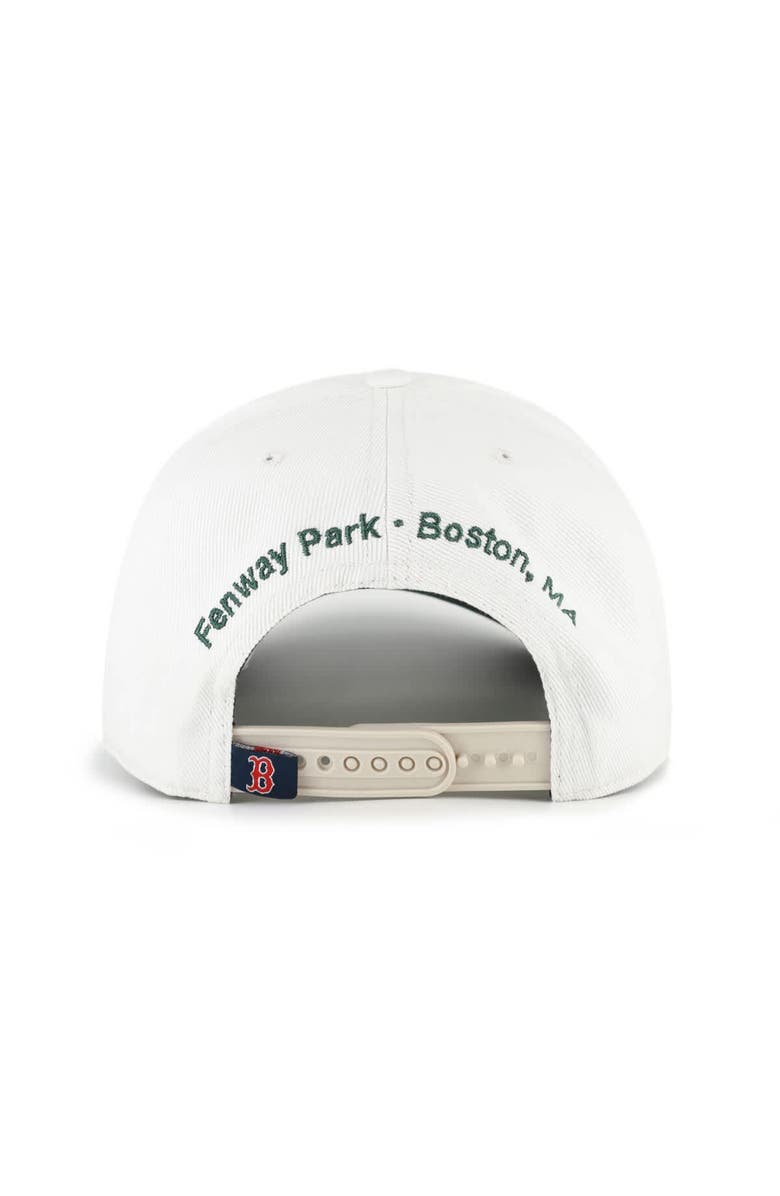 '47 Men's '47 White/Green Boston Red Sox Flora Gallery Hitch Adjustable Hat, Alternate, color, White