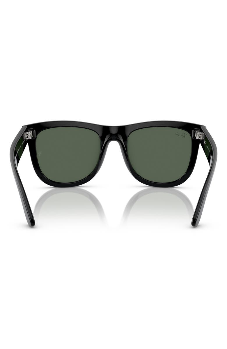 Ray-Ban Wayfarer Reverse 53mm Square Sunglasses, Alternate, color, Dark Green