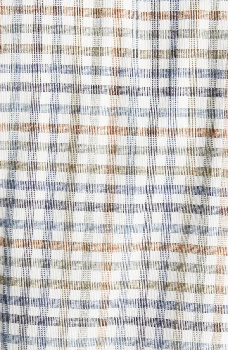 Johnston & Murphy Men's Plaid Corduroy Button-Up Shirt, Alternate, color, Ivory