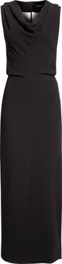 Proenza Schouler Rosina Off the Shoulder Light Double Crepe Maxi Dress