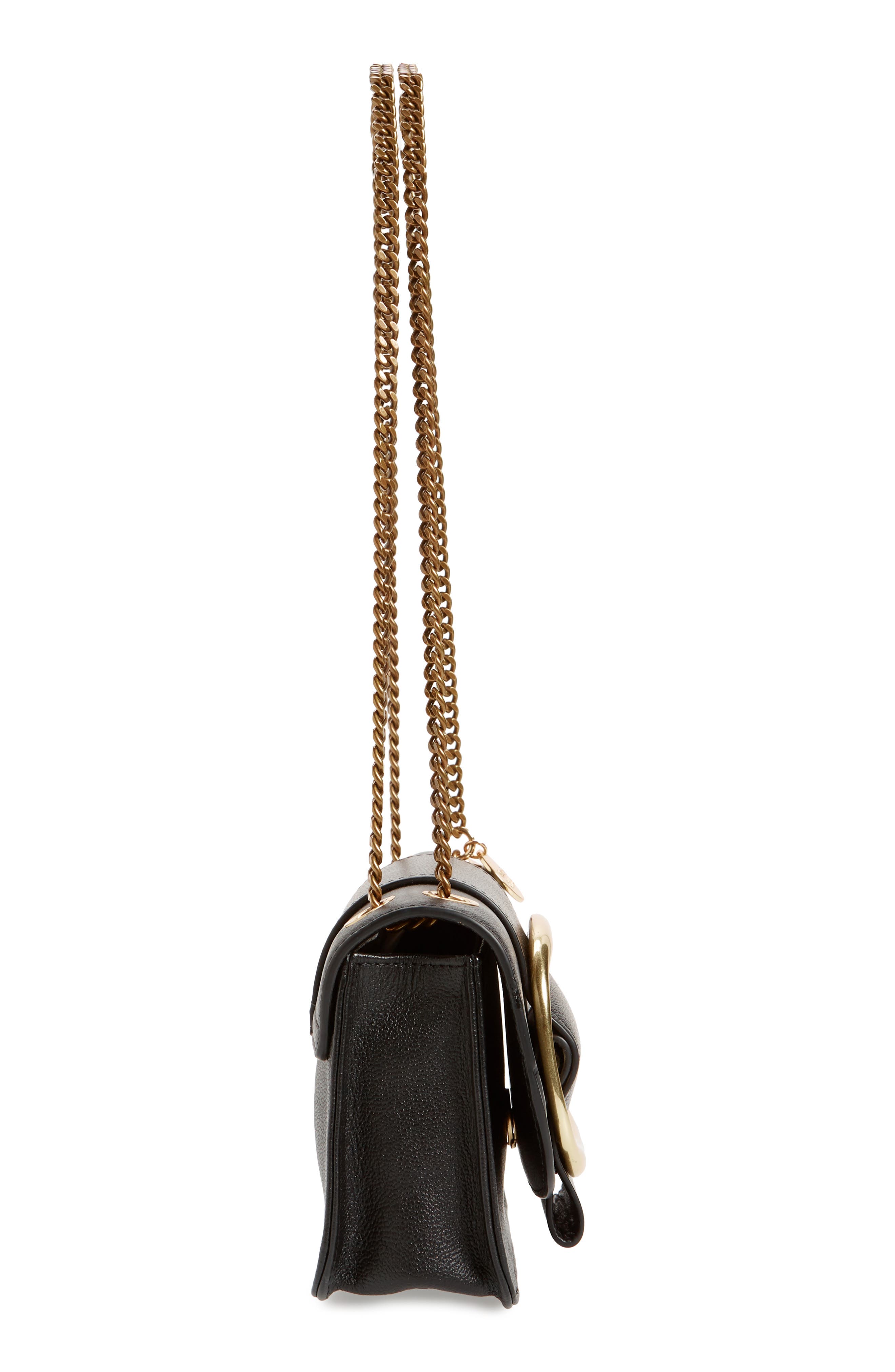 See by Chloé Hopper Leather Shoulder Bag, Alternate, color, 
