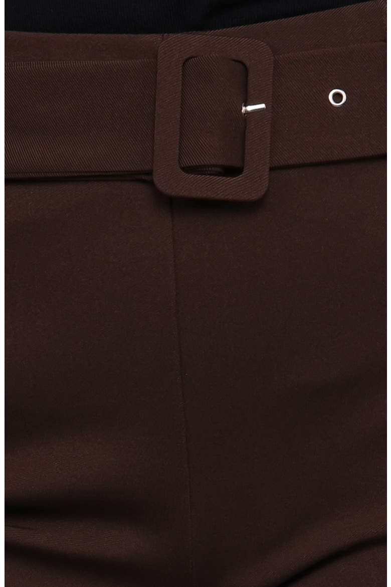 Benton Belted Wide Leg Pants, Alternate, color, BROWN