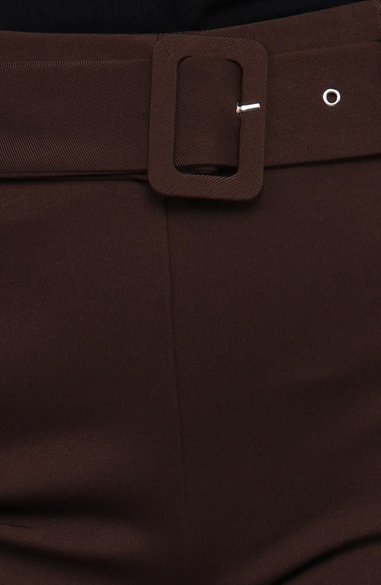 Petal & Pup Benton Belted Wide Leg Pants, Alternate, color, Brown