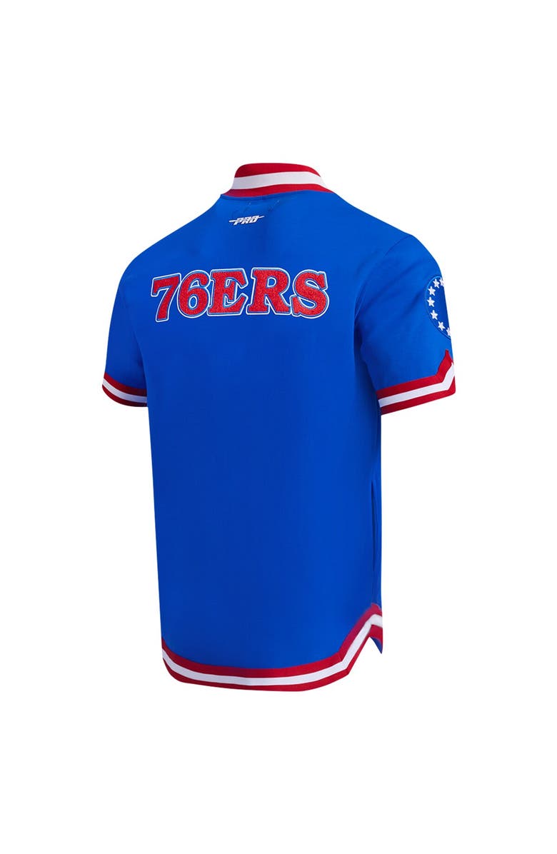 PRO STANDARD Men's Pro Standard Royal Philadelphia 76ers Classic Warm-Up Full-Snap Jacket, Alternate, color, Royal
