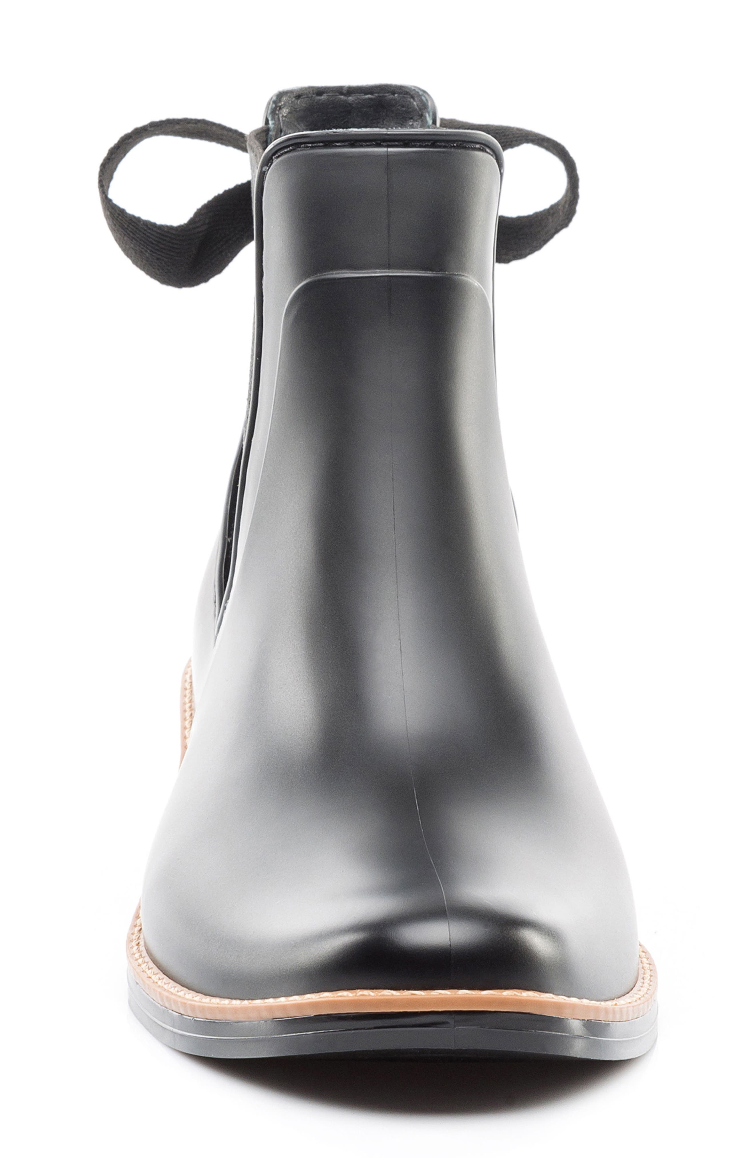 Bernardo Paxton Waterproof Rain Boot, Alternate, color, BLACK