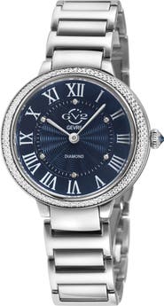 GV2 Rome Brillante Diamond Bracelet Watch, 36mm