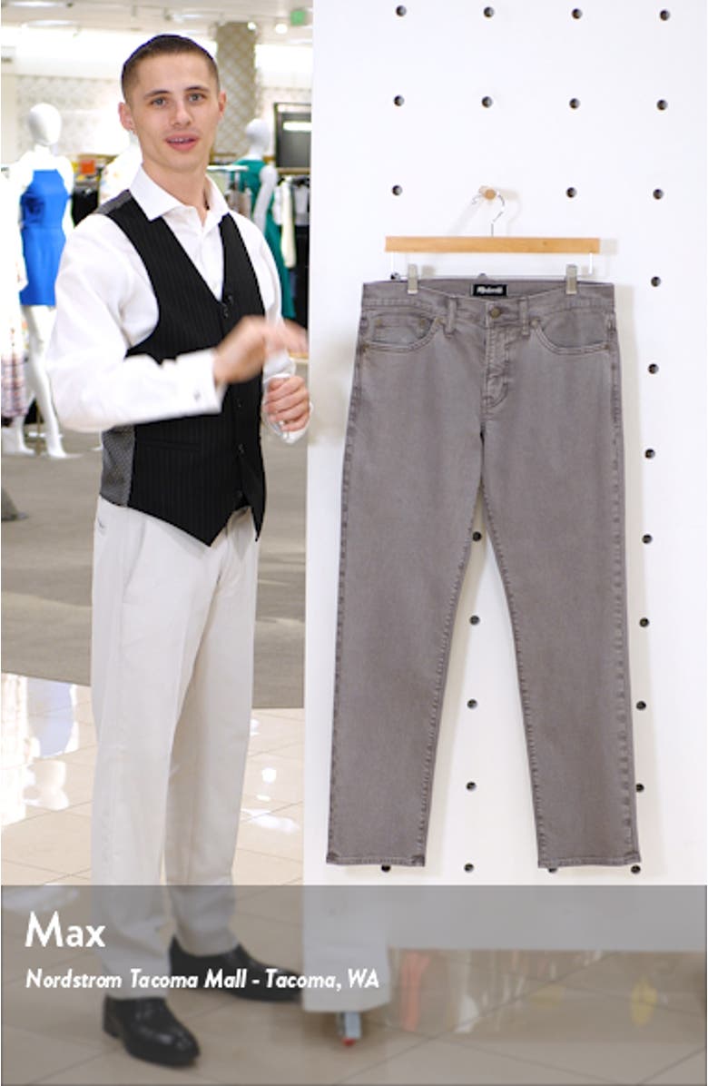 Garment Dyed Slim Jeans, sales video thumbnail