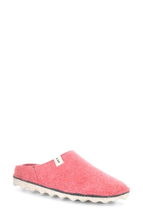 Fly London Natura Wool Felt Mule In Pink