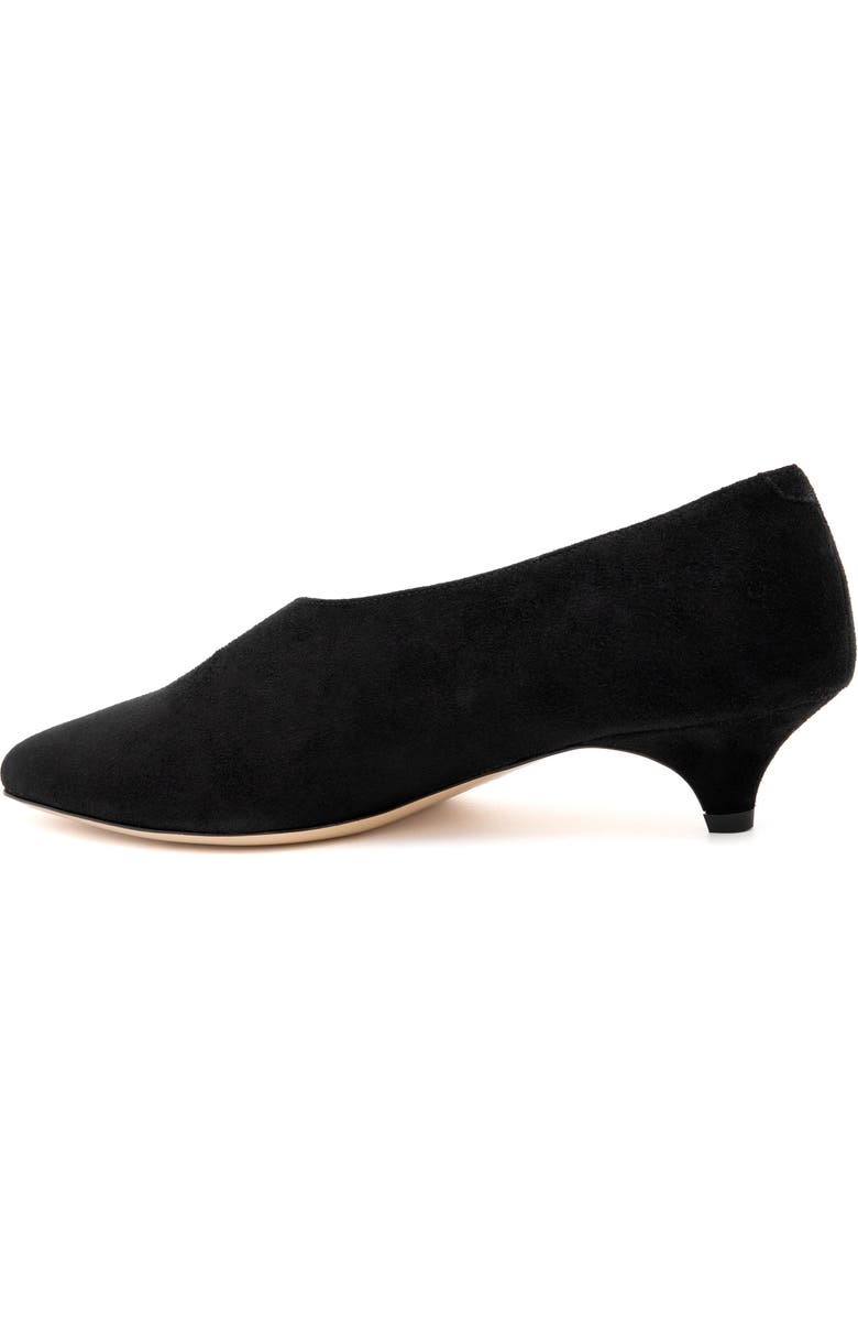 Amalfi by Rangoni Ammit Pointed Toe Kitten Heel Pump, Alternate, color, Black Cashmere