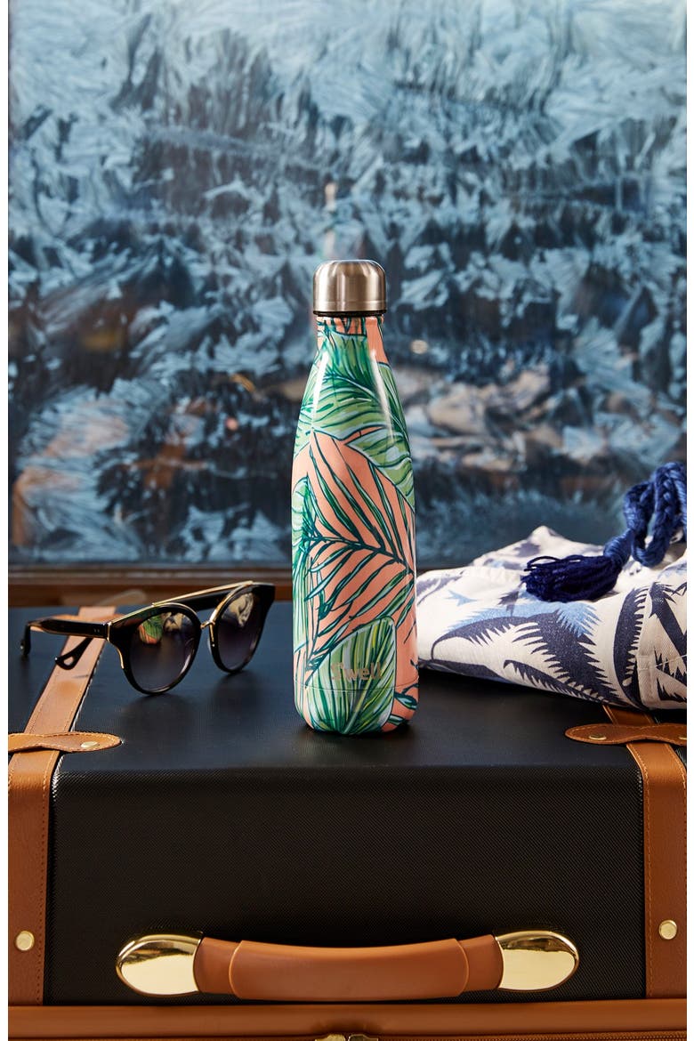 Palm Beach Stainless Steel Water Bottle, Alternate, color, PALM BEACH