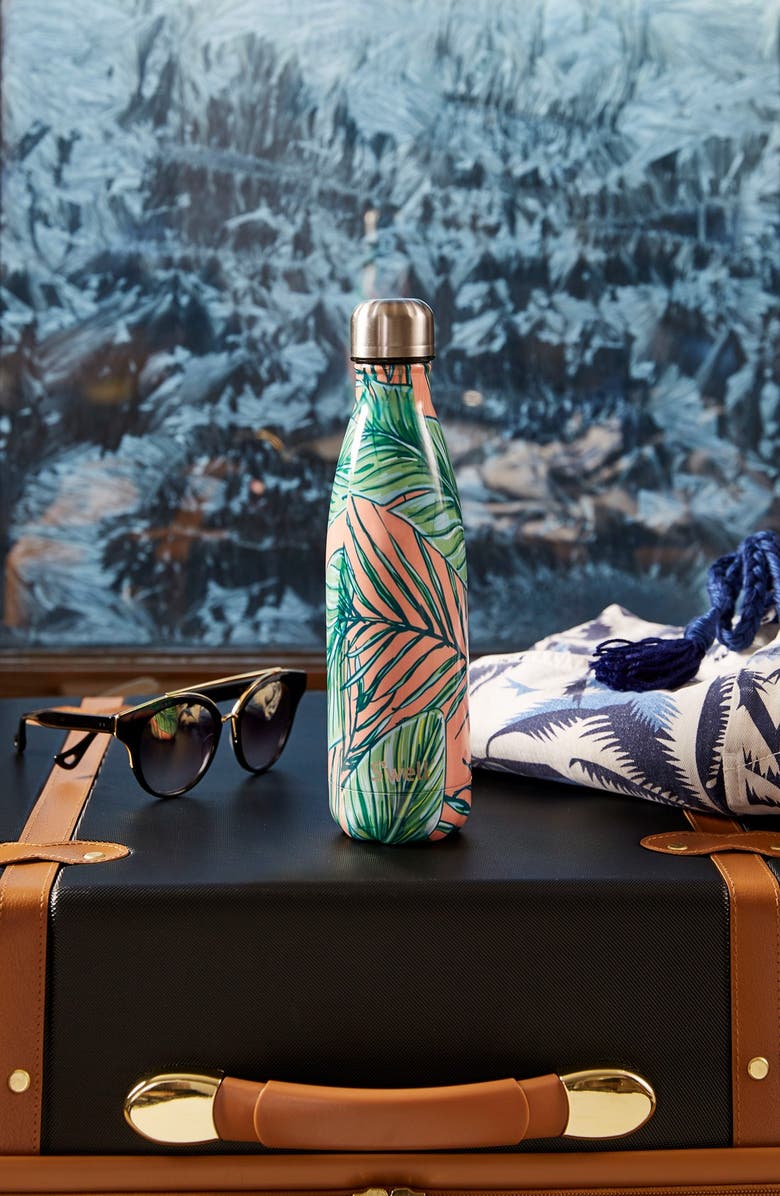 S'well Palm Beach Stainless Steel Water Bottle, Alternate, color,