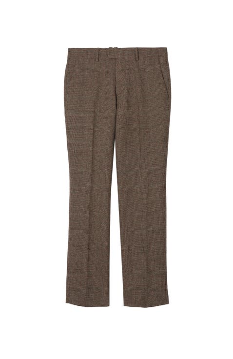 Pinstriped Wool Sloane Tailored Trousers
