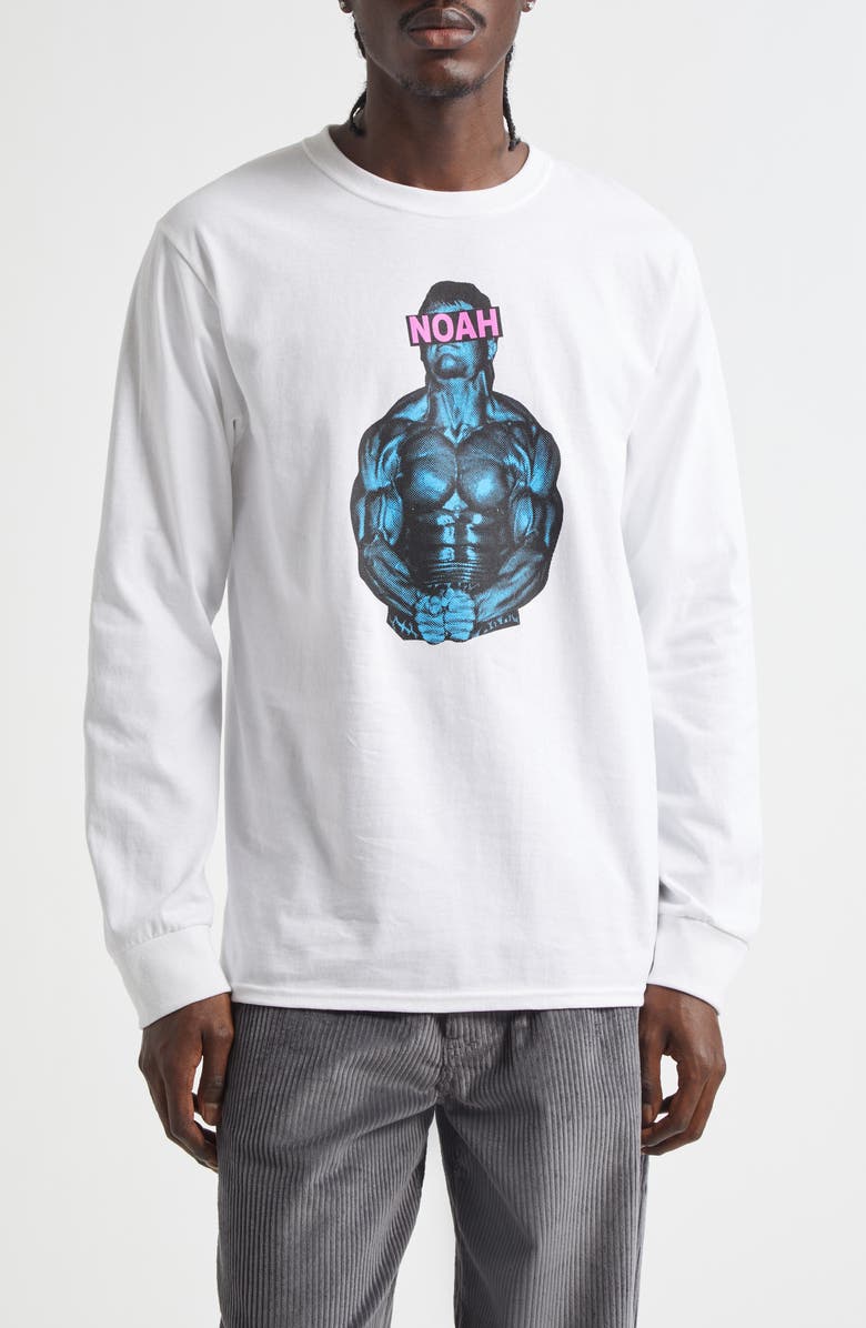 Noah The Pain Cave Graphic T-Shirt, Main, color, White