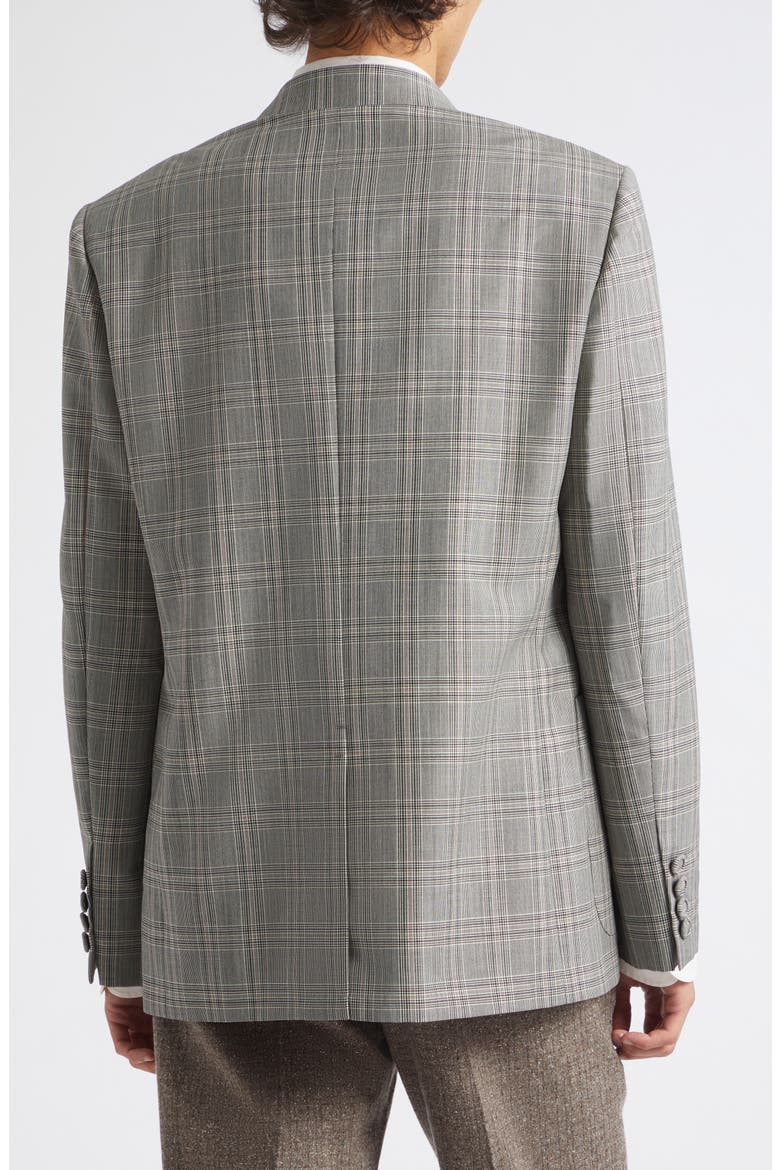Plaid Mohair & Wool Sport Coat, Alternate, color, GREY
