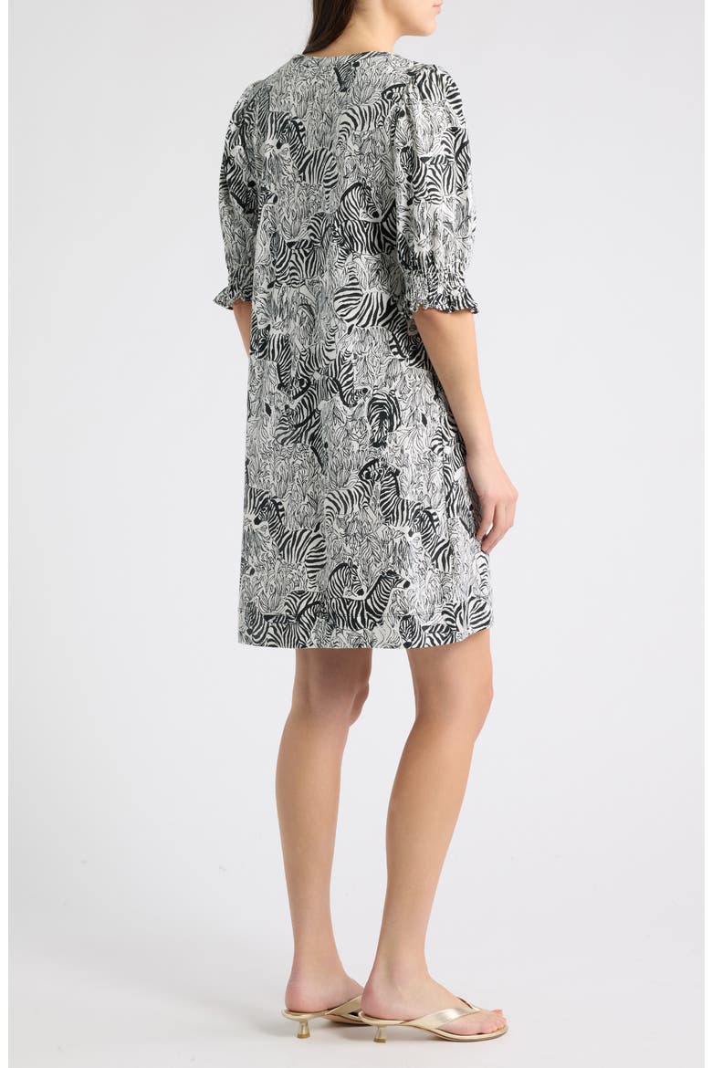 Delsie Print Minidress, Alternate, color, COCONUT Z