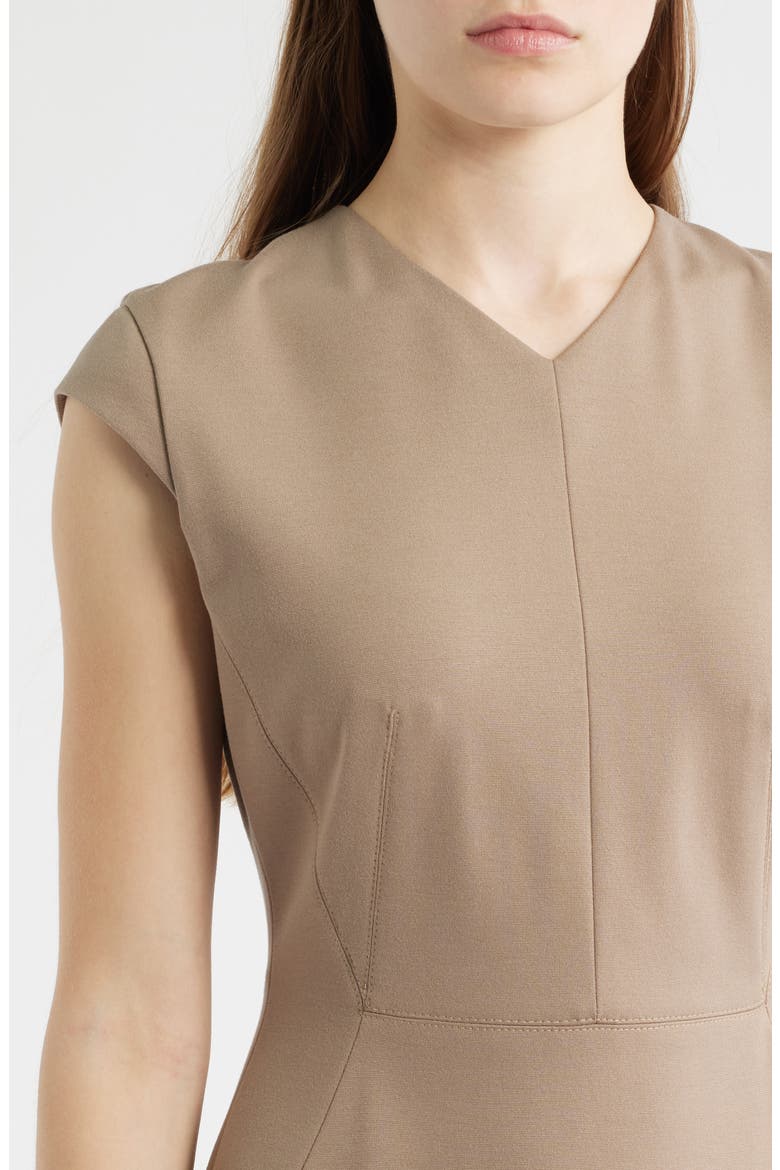 Dulisa Sheath Dress, Alternate, color, OPEN BRN