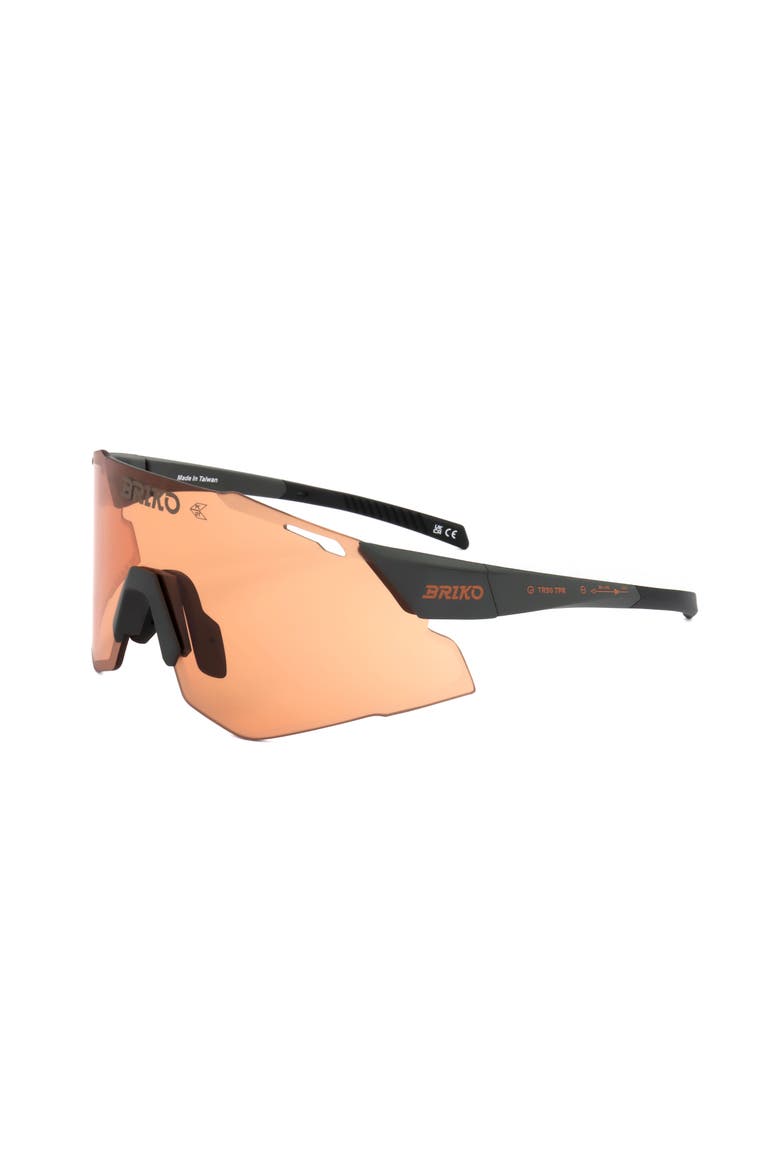 Shield Sport Sunglasses, Alternate, color, Grey Nandor