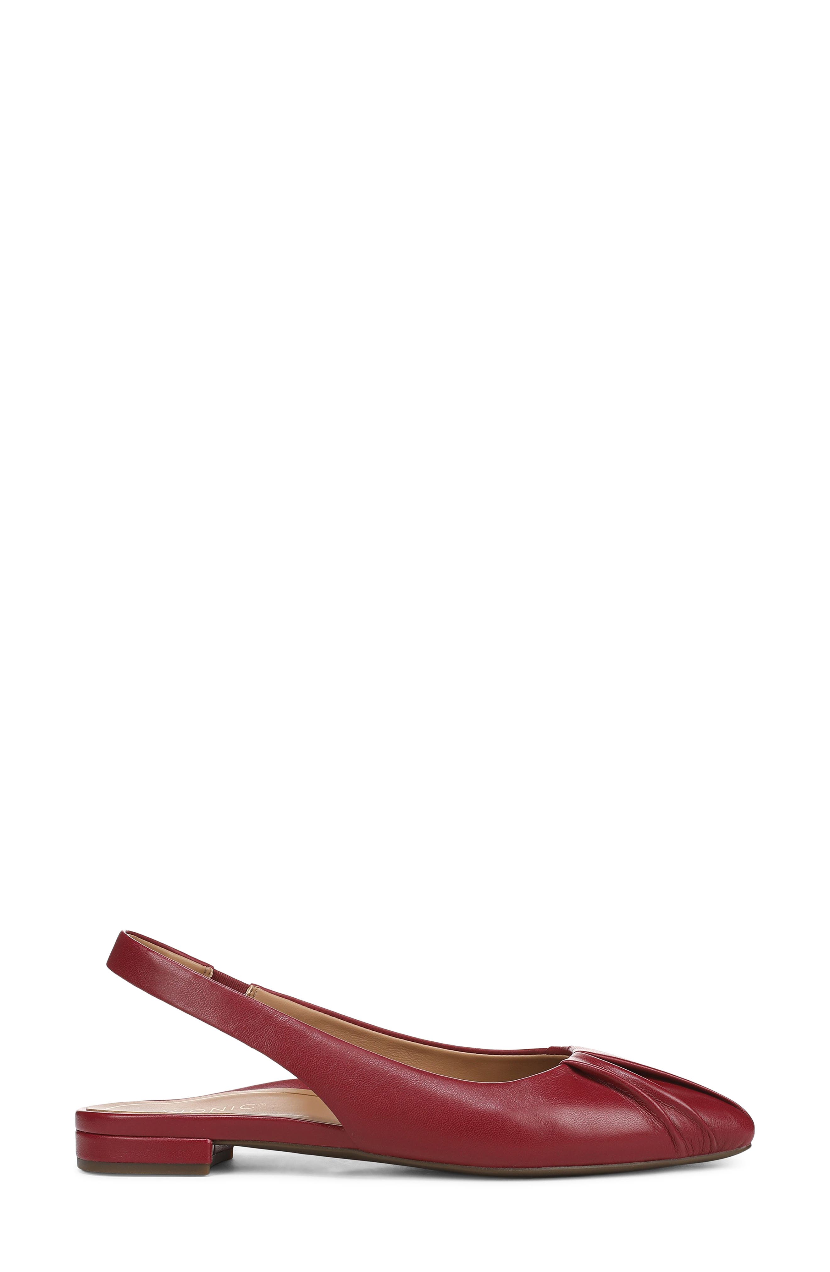 Gabriella Slingback Flat, Alternate, color, TIBETAN RED LEATHER