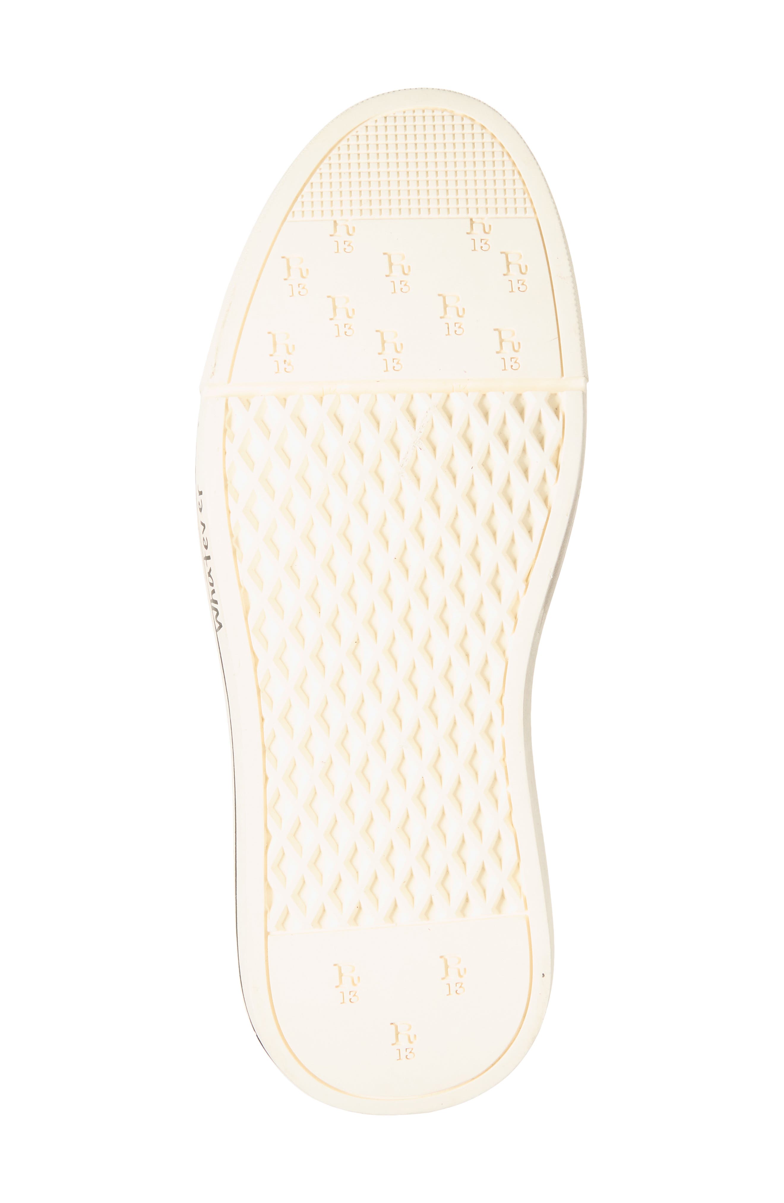 R13 Kurt Platform High Top Sneaker, Alternate, color, Hearts On Black Graffiti