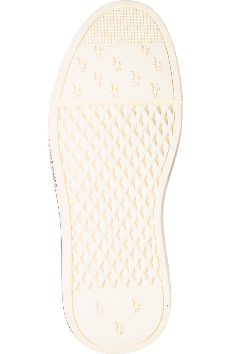 R13 Kurt Platform High Top Sneaker, Alternate, color, Hearts On Black Graffiti