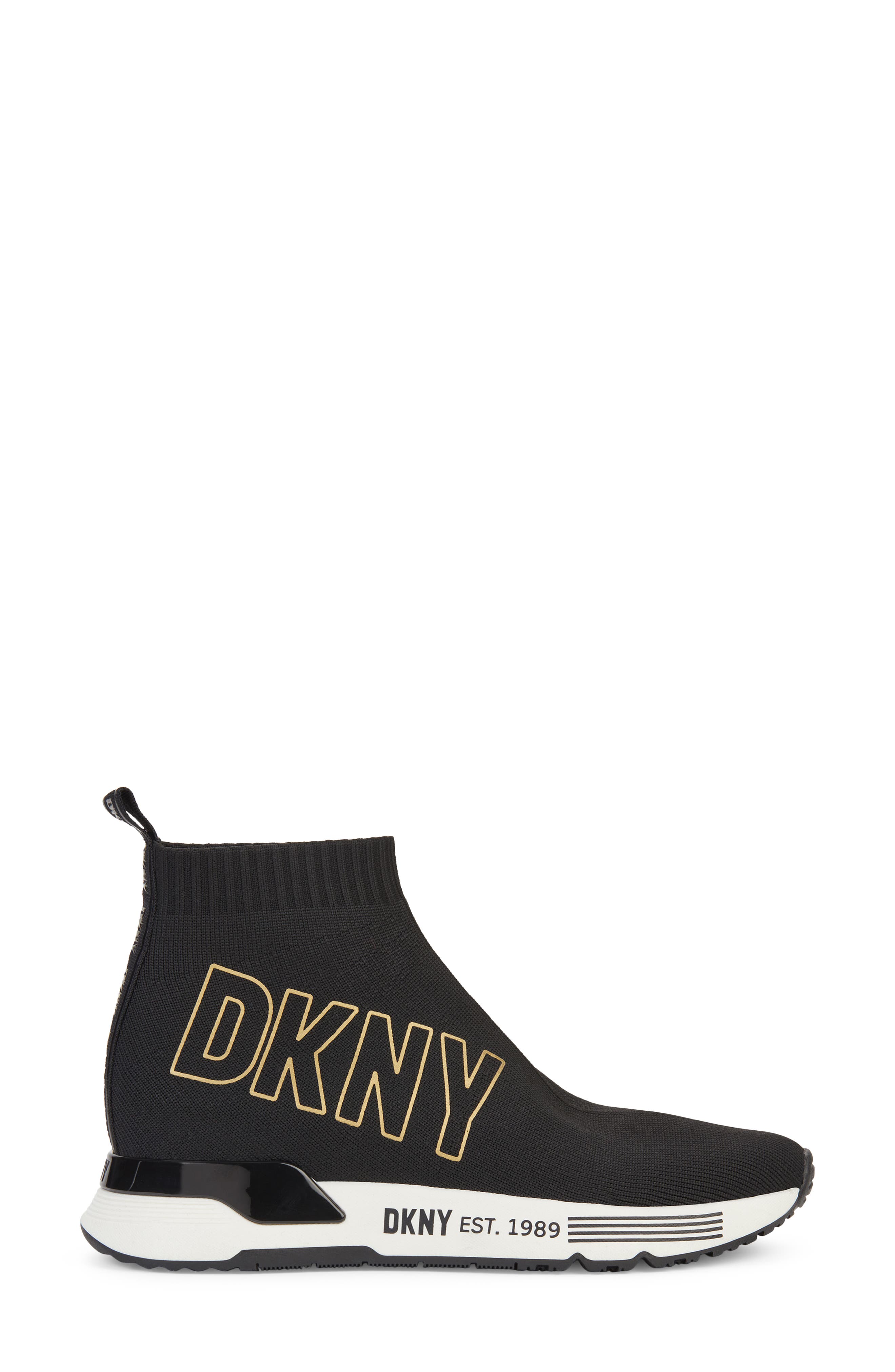 DKNY Nona High Top Sock Sneaker, Alternate, color, 