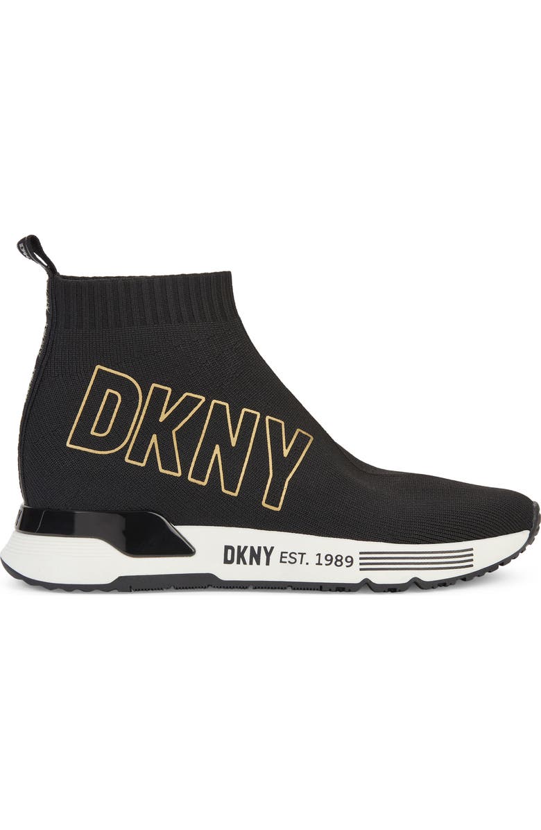DKNY Nona High Top Sock Sneaker, Alternate, color,