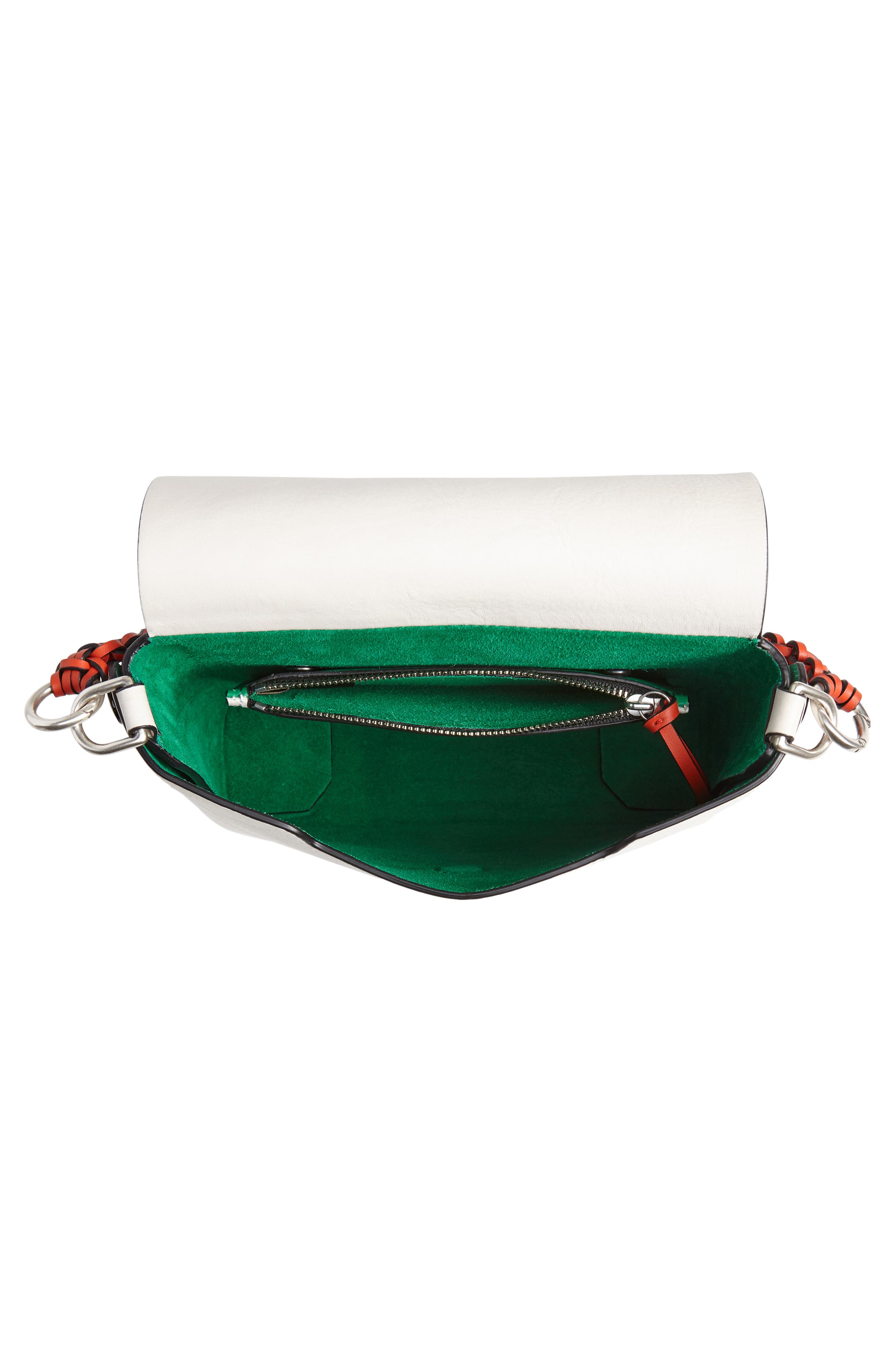 Atlas Suede Shoulder Bag, Alternate, color, WHITE MULTI