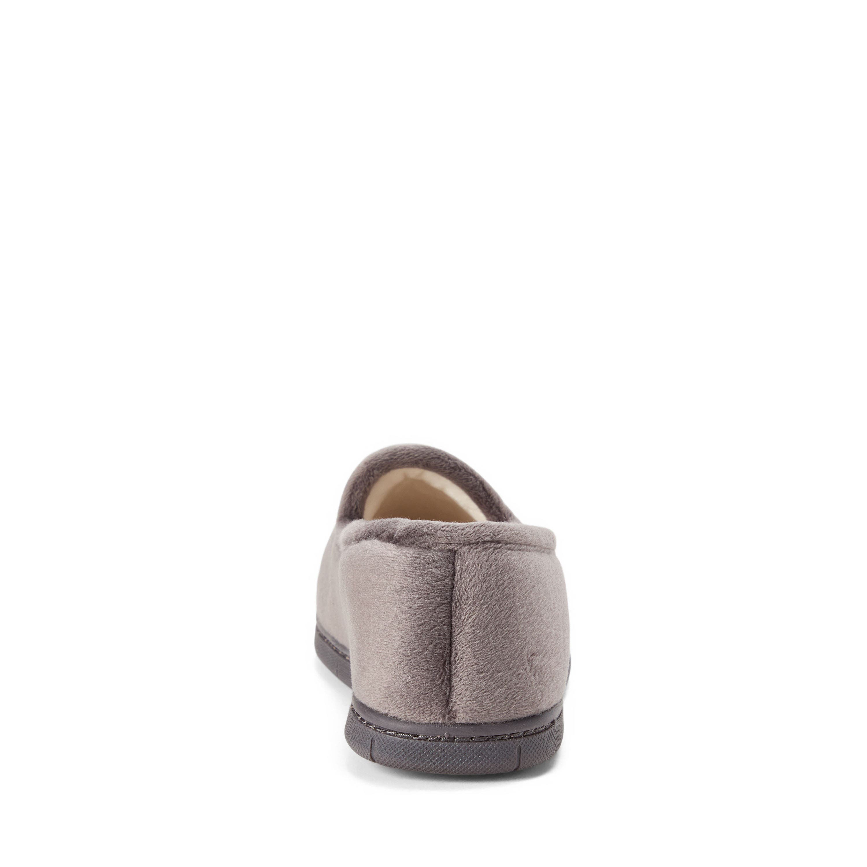 Halloween Velour Closed Back Slippers, Alternate, color, PAVEMENT