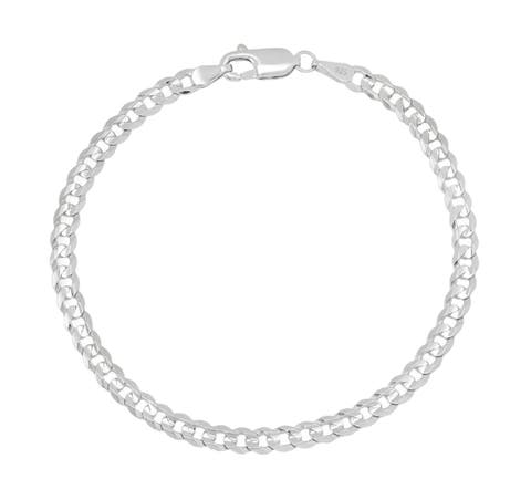 Sterling Silver Curb Bracelet