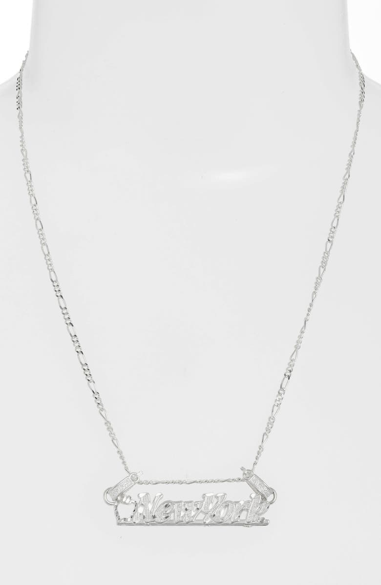 DEADSTOCK JEWELRY New York Pendant Necklace, Alternate, color,