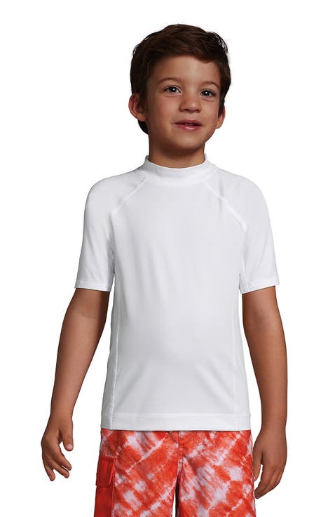 Boys Short Sleeve UPF 50 Sun Protection Rash Guard
