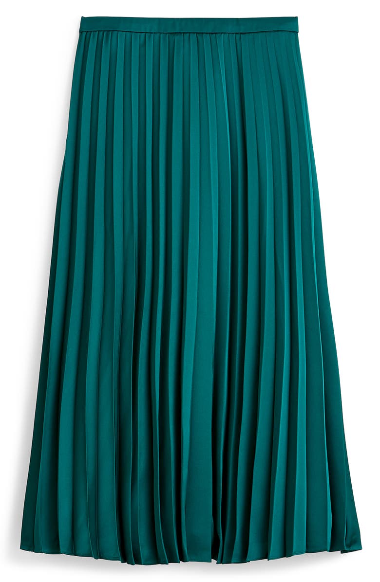 J.Crew Pleated Midi Skirt, Alternate, color,
