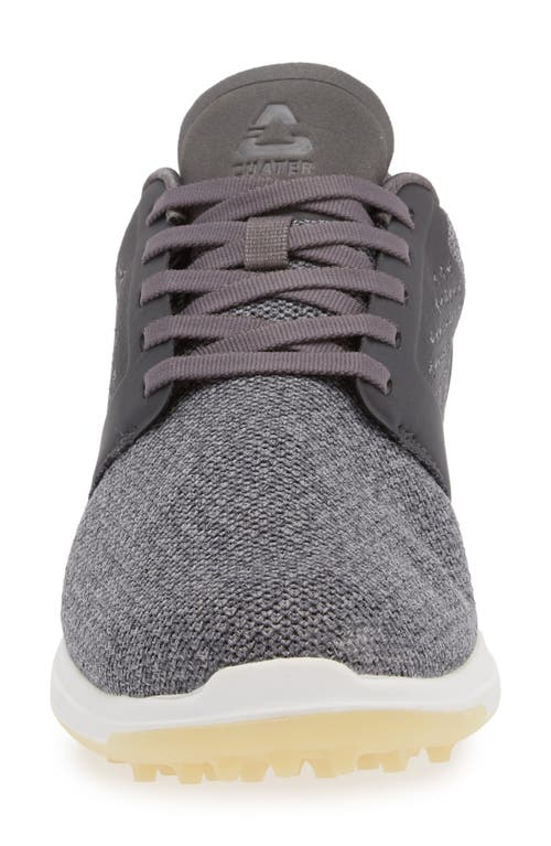 Travismathew The Moneymaker Golf Sneaker In Grey Pinstripe