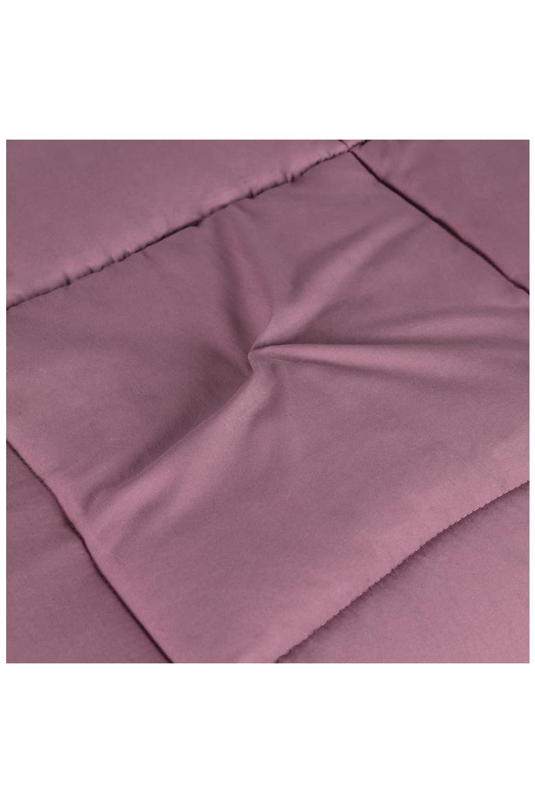 Reversible Down Alternative Comforter, Alternate, color, MAUVE