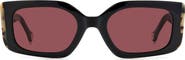 Carolina Herrera 53mm Rectangular Sunglasses