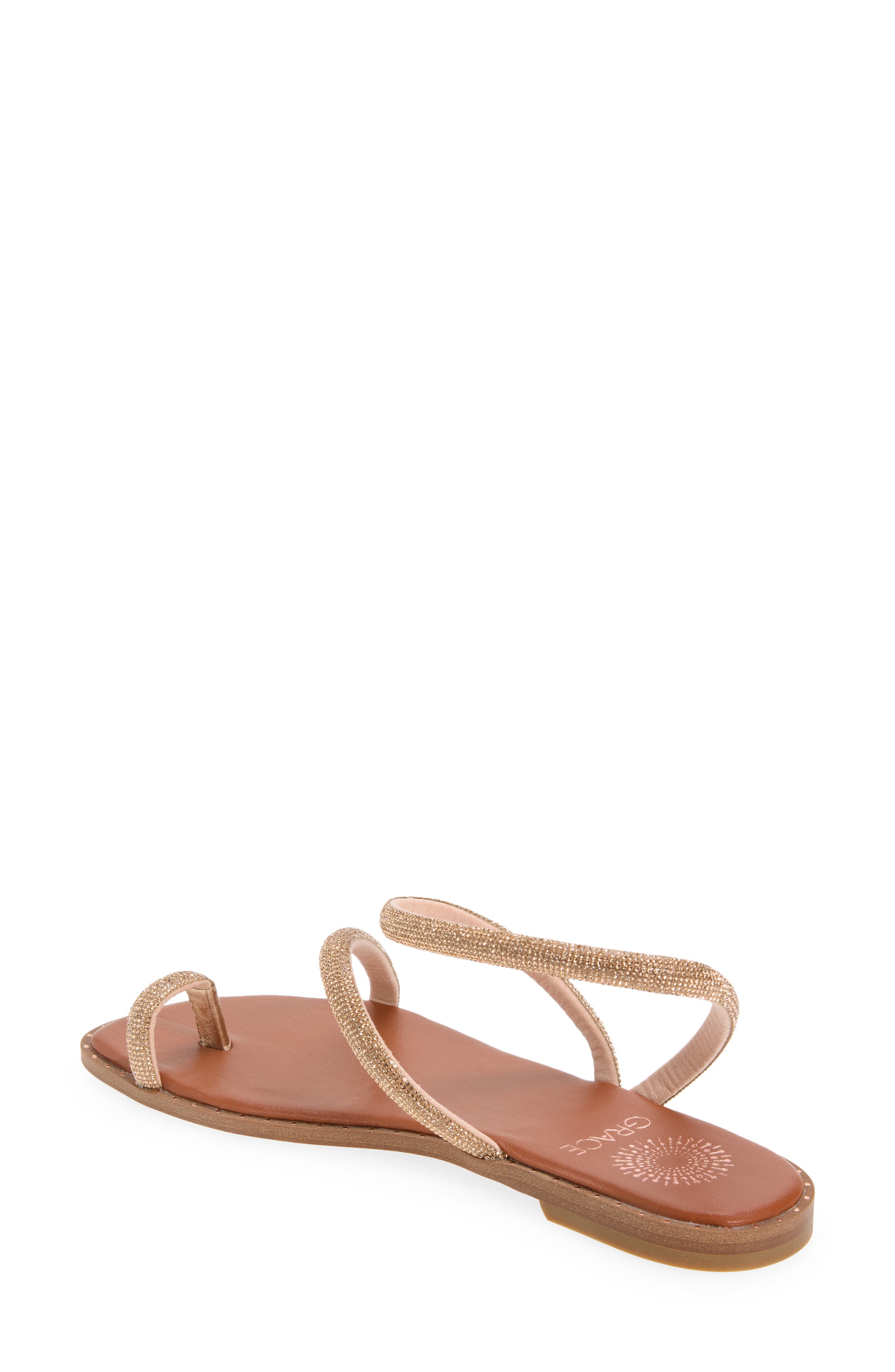 Majorca Slide Sandal, Alternate, color, CHAMPAGNE