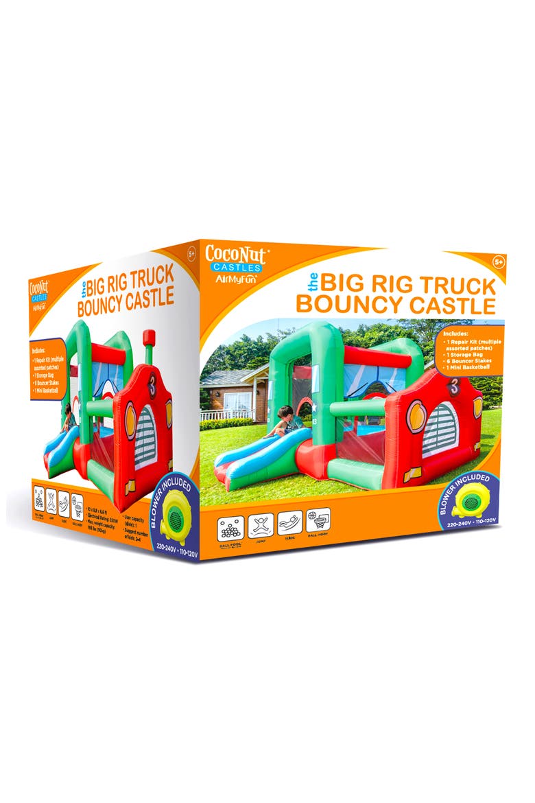 Big Rig Truck Bouncy Castle, Alternate, color, MULTI