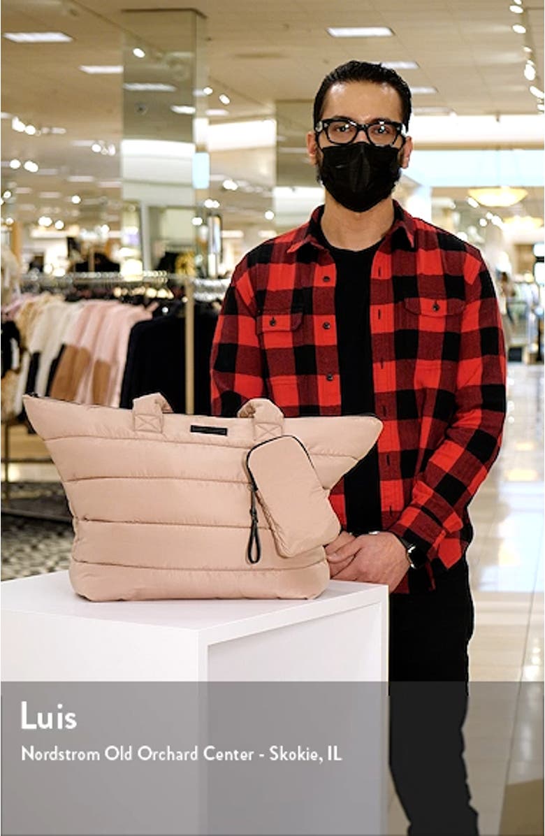 Quinsin Oversize Puffer Tote, sales video thumbnail